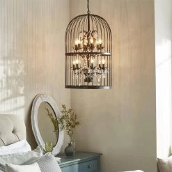 Rinee 19 in. 10-Light Indoor Rustic Bronze Chandelier with Light Kit by Warehouse of Tiffany 7 Rinee 19 in. 10-Light Indoor Rustic Bronze Chandelier with Light Kit by Warehouse of Tiffany -Warehouse of Tiffany Shop rustic bronze warehouse of tiffany chandeliers rl8058d 31 1000