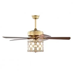 Adsila 52 in. 3-Light Indoor Satin Gold Ceiling Fan Chandelier with Light Kit and Remote Control by Warehouse of Tiffany 16 Adsila 52 in. 3-Light Indoor Satin Gold Ceiling Fan Chandelier with Light Kit and Remote Control by Warehouse of Tiffany -Warehouse of Tiffany Shop satin gold warehouse of tiffany ceiling fans with lights aw01w04mg 4f 1000