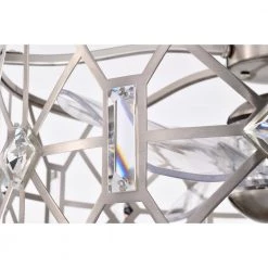 Gio 24 in. 6-Light Indoor Satin Nickel Ceiling Fan with Light Kit and Remote by Warehouse of Tiffany -Warehouse of Tiffany Shop satin nickel warehouse of tiffany ceiling fans with lights dw01w47sn fa 1000