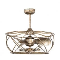 Madalyn 25.6 in. Indoor Silver and Brown Finish Ceiling Fan with Light Kit and Remote Control Included by Warehouse of Tiffany -Warehouse of Tiffany Shop silver and brown warehouse of tiffany ceiling fans with lights dw01w04as e1 1000