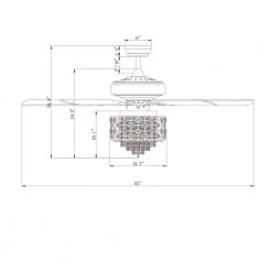 Toten 52 in. Indoor Silver Finsh Remote Controlled Ceiling Fan with Light Kit by Warehouse of Tiffany -Warehouse of Tiffany Shop silver warehouse of tiffany flush mount lights cfl 8440remo as 4f 1000