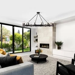 Paige 47.2 in. 16-Light Indoor Smith Iron Chandelier with Light Kit by Warehouse of Tiffany -Warehouse of Tiffany Shop smith iron warehouse of tiffany chandeliers md64 16si 31 1000