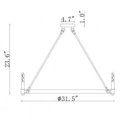 Gerrard 31.5 in. 8-Light Indoor Smith Iron Chandelier with Light Kit by Warehouse of Tiffany -Warehouse of Tiffany Shop smith iron warehouse of tiffany chandeliers md64 8si c3 1000