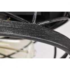 Mico 12 in. 2-Light Indoor Weathered Black Flush Mount Ceiling Light with Light Kit by Warehouse of Tiffany -Warehouse of Tiffany Shop weathered black warehouse of tiffany flush mount lights cd037 2 1f 1000