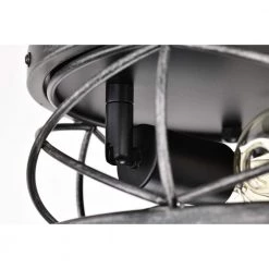 Mico 12 in. 2-Light Indoor Weathered Black Flush Mount Ceiling Light with Light Kit by Warehouse of Tiffany -Warehouse of Tiffany Shop weathered black warehouse of tiffany flush mount lights cd037 2 c3 1000