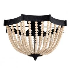 Xasan 19 in. 3-Light Indoor Weathered Black and Beige Semi-Flush Mount Light with Light Kit by Warehouse of Tiffany 14 Xasan 19 in. 3-Light Indoor Weathered Black and Beige Semi-Flush Mount Light with Light Kit by Warehouse of Tiffany -Warehouse of Tiffany Shop weathered black warehouse of tiffany flush mount lights imc842a 3 c3 1000