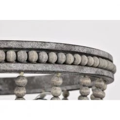 Pocany 16 in. 2-Light Indoor Weathered Grey Semi-Flush Mount Ceiling Light with Light Kit by Warehouse of Tiffany -Warehouse of Tiffany Shop weathered gray warehouse of tiffany flush mount lights imc816a 2 44 1000