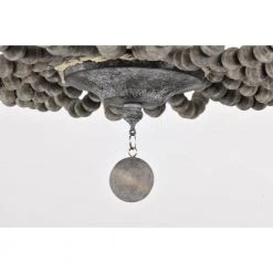 Pocany 16 in. 2-Light Indoor Weathered Grey Semi-Flush Mount Ceiling Light with Light Kit by Warehouse of Tiffany -Warehouse of Tiffany Shop weathered gray warehouse of tiffany flush mount lights imc816a 2 76 1000