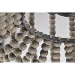 Poury 16 in. 3-Light Indoor Weathered Grey Flush Mount Ceiling Light with Light Kit by Warehouse of Tiffany -Warehouse of Tiffany Shop weathered grey warehouse of tiffany flush mount lights imc841c 3 1d 1000