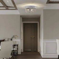 Poury 16 in. 3-Light Indoor Weathered Grey Flush Mount Ceiling Light with Light Kit by Warehouse of Tiffany -Warehouse of Tiffany Shop weathered grey warehouse of tiffany flush mount lights imc841c 3 31 1000