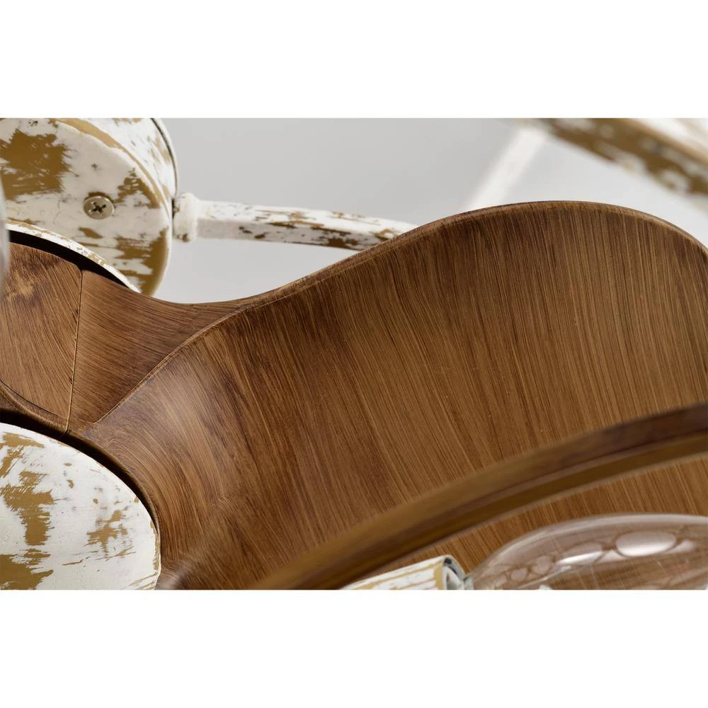 Kolleen 24 in. Indoor White Finish Ceiling Fan with Light Kit and Remote Included by Warehouse of Tiffany 10 Kolleen 24 in. Indoor White Finish Ceiling Fan with Light Kit and Remote Included by Warehouse of Tiffany - Image 8