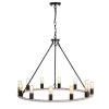 Sofie 34.6 in. 12-Light Indoor Weathered White Chandelier with Light Kit by Warehouse of Tiffany -Warehouse of Tiffany Shop weathered white warehouse of tiffany chandeliers pd015 12wh 64 1000