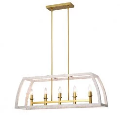 Nermin 39 in. 5-Light Indoor Satin Gold Finish Chandelier with Light Kit by Warehouse of Tiffany 16 Nermin 39 in. 5-Light Indoor Satin Gold Finish Chandelier with Light Kit by Warehouse of Tiffany -Warehouse of Tiffany Shop weathered white warehouse of tiffany chandeliers pd023 5bs 4f 1000