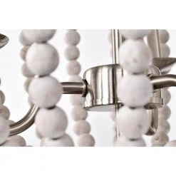 Dawid 14 in. 3-Light Indoor Weathered White and Matte Gold Finish Flush Mount with Light Kit by Warehouse of Tiffany -Warehouse of Tiffany Shop weathered white warehouse of tiffany flush mount lights cd021 3wh 44 1000