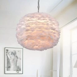 Life 18 in. 1-Light Indoor White Pendant Lamp with Light Kit by Warehouse of Tiffany -Warehouse of Tiffany Shop white warehouse of tiffany chandeliers rl8151wh 31 1000